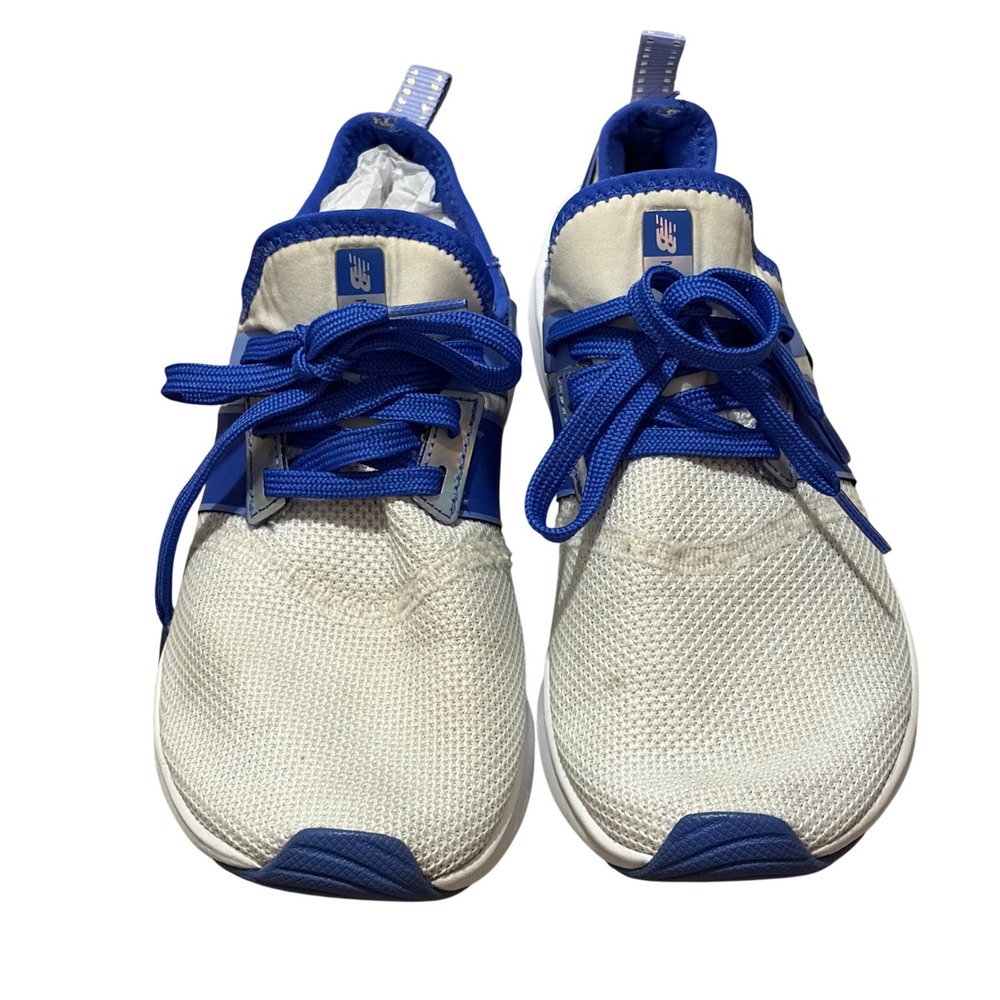 New Balance FuelCore Nergize White Blue Mesh Sneakers WNRGSFT Womens 8